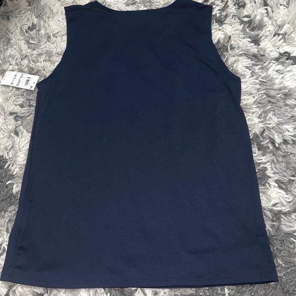 NWT Alfani navy blue top - Picture 2 of 4